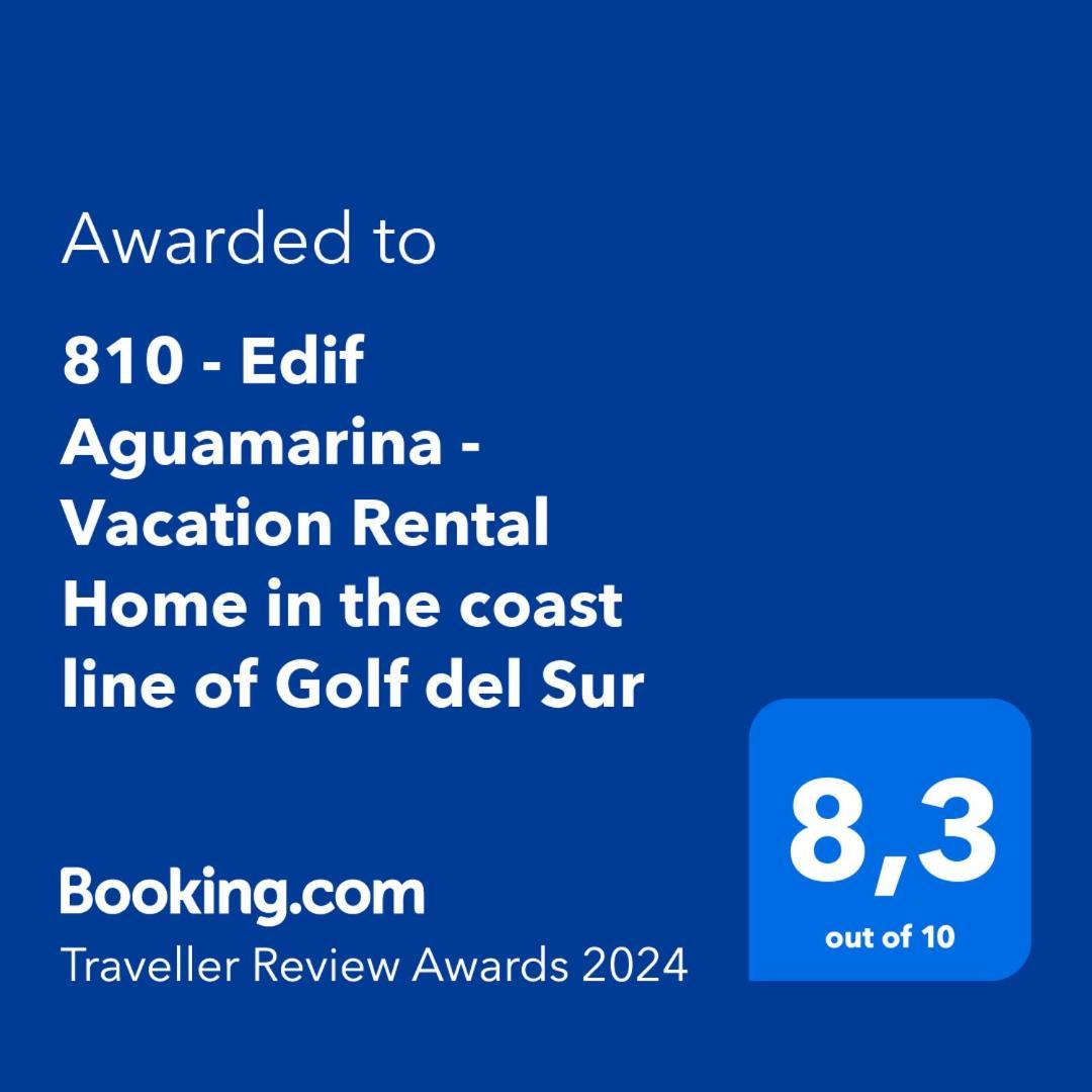 810 - Edif Aguamarina - Vacation Rental Home In The Coast Line Of Golf Del Sur San Miguel de Abona Exterior photo